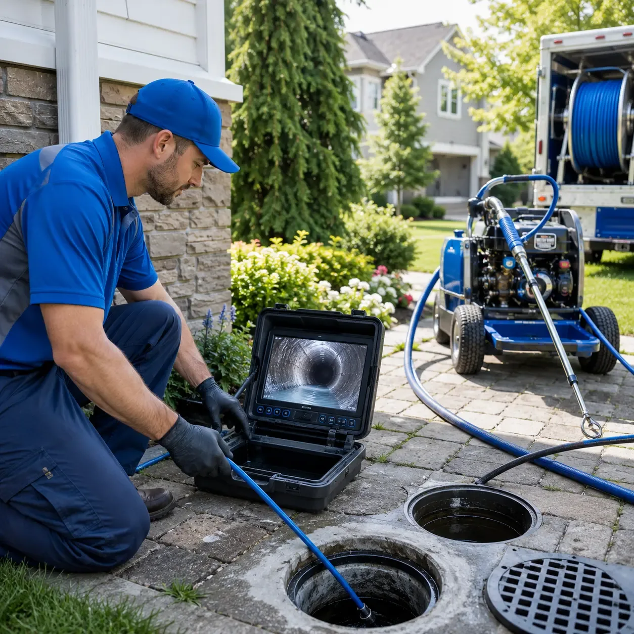 Outdoor drain cleaning professionals serving Bruin, PA